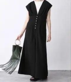 JEANASIS　リネンライクＶネック　サロペットのサムネイル