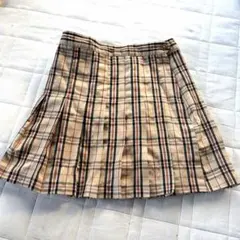 BROWNY チェック柄 プリーツスカート M