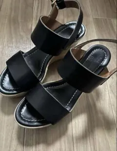 【美品】ファビオルスコーニ 厚底サンダル　黒
