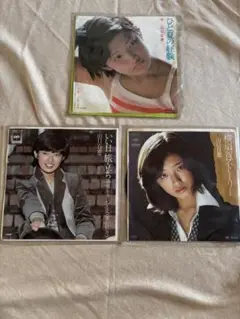 山口百恵　レコード3枚