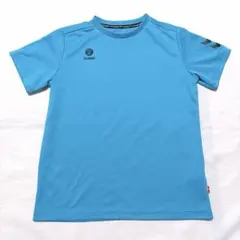 hummel （ヒュンメル）メッシュ キッズ Tシャツ 水色150cmのサムネイル
