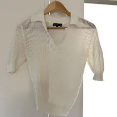 agnès b サマーニット　半袖シャツのサムネイル