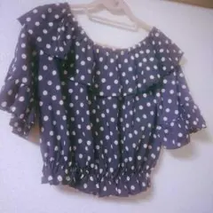 【新品】再値下げ allamandaドットオフショルダー