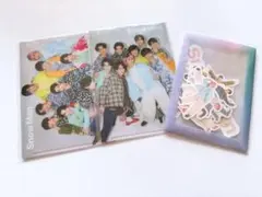 【未開封】SnowMan フレークシール ミニクリアファイル 2023