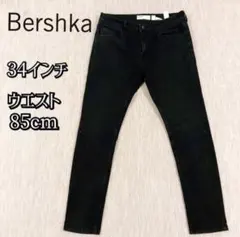 ベルシュカ　Bershka スキニーパンツ　スキニーデニム　ウエスト85cm 黒のサムネイル