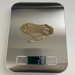 ネックレス 750 刻印あり ゴールドチェーン 20g