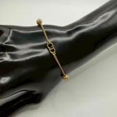 Christian Dior パール ラインストーン ブレスレット CD