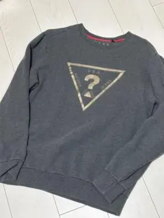 Y*i様 guess 裏起毛 トレーナー 韓国製 ゲス チャコールグレー