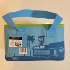 【アメリカ購入 TRADER JOE’S ミニ保冷バッグ ライトブルー】