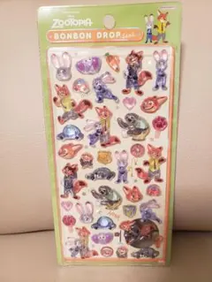 ボンボンドロップシール　ズートピア ボンドロ新作　ディズニー　プチドロ