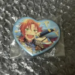 羽風薫 ハート缶バッジ ブライダルフラワー あんスタ あんさんぶる