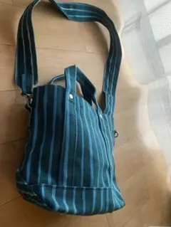 ★新品★marimekko マリメッコ　ミニトート ショルダーバッグ ストライプ