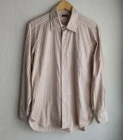 イタリア製 カミスト Canclini 綿生地シャツ ストライプ　2XL