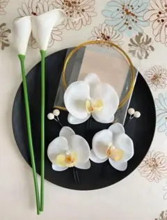 【訳あり】胡蝶蘭髪飾り