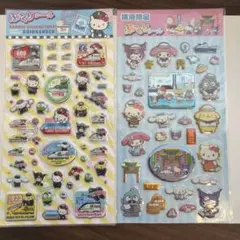 正規品 산리오 ご当地キティシール ぷっくりシール 新幹線 横浜