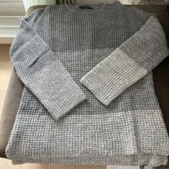 RAGEBLUE グレー系 ニットセーター Lサイズ