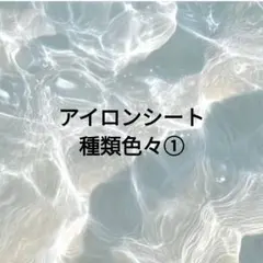 アイロンシート⑥