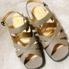 トキミノクツ 時見の靴 【4E】【ラム革】スプーンクロスサンダル