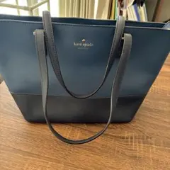 kate spade ネイビー トートバッグ