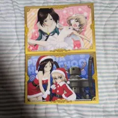 ガールズ＆パンツァー　ノンナ&カチューシャ　 ブロマイド 2枚セット