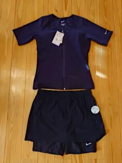 水着　スイムウェア　セパレートタイプ　スカート付き　ナイキ