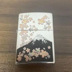 【希少】Zippo ライター 富士山 桜