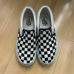 Vans チェッカーパターン スリッポン