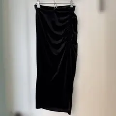 ZARA ブラック タイトスカート スリットXSのサムネイル