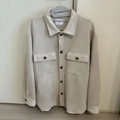 Discoat CPOシャツ ジャケット ベージュ Lサイズ 美品