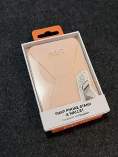 【新品】MOFT SNAP PHONE STAND &WALLET ピーチピンク