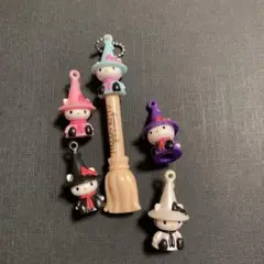 キティ♡ボールチェーンマスコット　 魔女5点セット