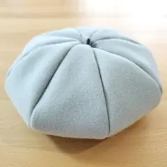 匿名配送：tete a tete ベレー帽 くすみグリーン 48cm 水通しのみ