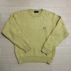 FRED PERRY イエロー ニット Lのサムネイル