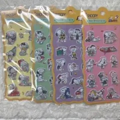 【正規品スヌーピー ウォーターシール 4個セット