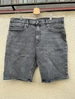 LEVI’S PREMIUM ブラックデニムショーツ リーバイス プレミアム