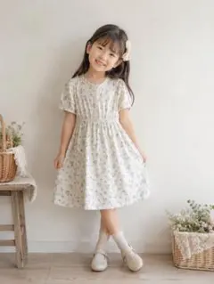 tete a tete 花柄 ワンピース 120