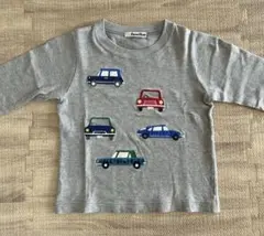 familiar 車刺繍 トレーナー 100cm グレー - メルカリ