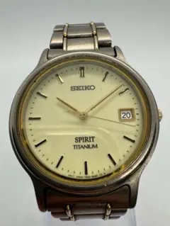 SEIKO SPIRIT TITANIUM 腕時計 クォーツ 本体 W124