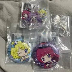 アイカツ　プリパラ　ガチャガチャ　あそーと　缶バッチ みれぃ そふぃ そらみ