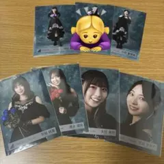 日向坂46 黒ドレス衣装　生写真　6枚　まとめ売り