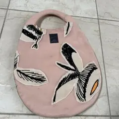 minä perhonen 花柄 ハンドバッグ ピンク
