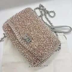 極美品 アンテプリマ ルッケット ミディアム ショルダーバッグ 2way ピンク