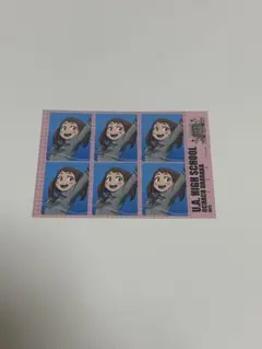 ヒロアカ　雄英高校オープンスクール 証明写真シール　麗日お茶子