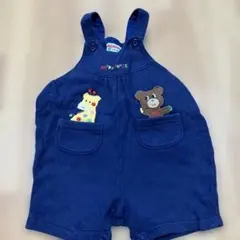 ミキハウス ネイビーオーバーオール 90cm