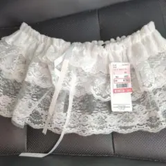 久間田琳加着用モデル　ラップスカート　ホワイト　L　しまむらコラボ☆