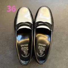ARTISANOS ローファー 白黒 36のサムネイル