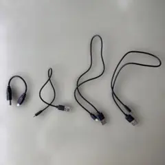 USBケーブル　MicroBタイプ　4本セット