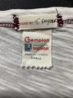 カナダ製 Champion ランタグ x TODD SNYDER T Sサイズ