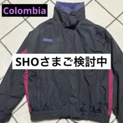 Columbia フード付　ジャケット　バガブー　黒/ピンク