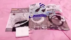 充電ケーブルセット Micro-USB Type-C 1.0m